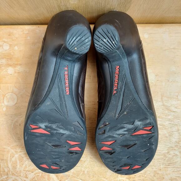 Merrell Evera Women's US 8.5 Pure Coffee Brown Cycling Pump Low Heel Shoes - Picture 8 of 9